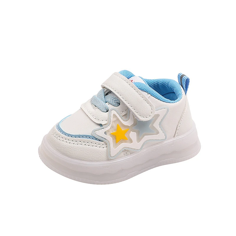 Baskets lumineuses à LED pour enfant, semelle antidérapante